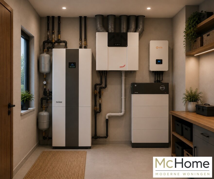 Modern interieur gelijkvloerse woning Mc-Home B-162
