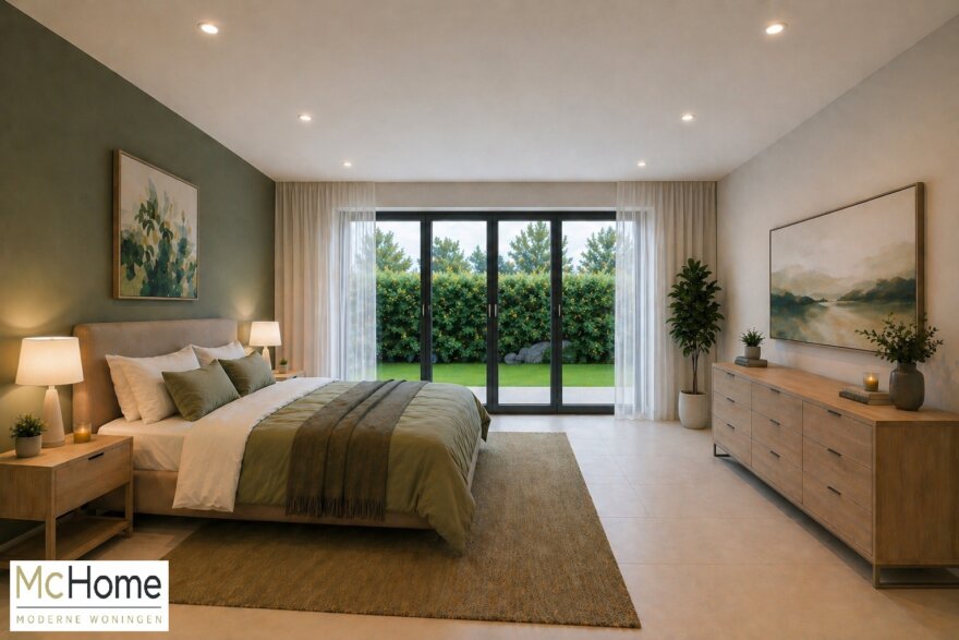 bekijk het interieur inspiratie beeld voor moderne bungalow