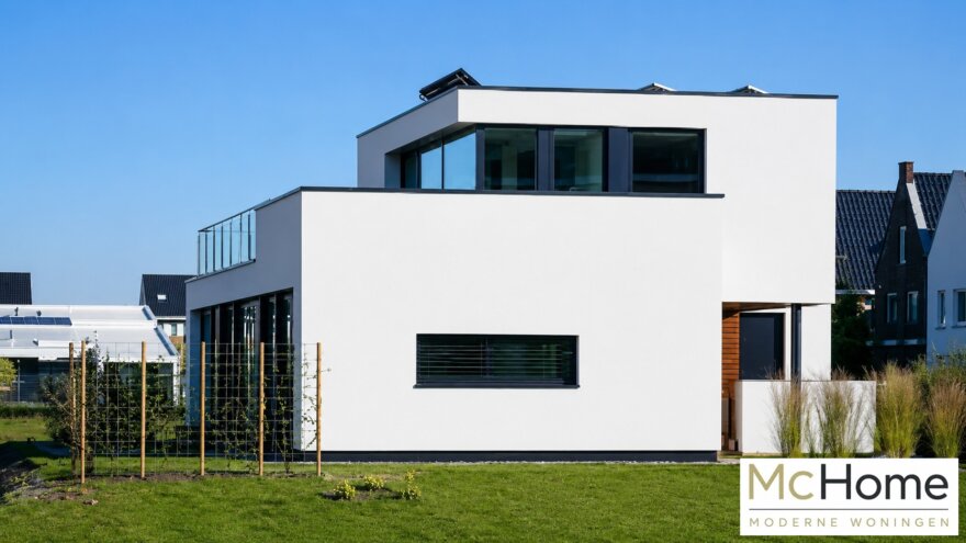 Moderne levensloopbestendige woning M-99 met groot dakterras en plat dak