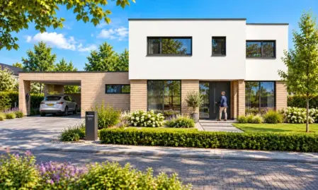 Modern kubistisch woningontwerp met plat dak – McHome