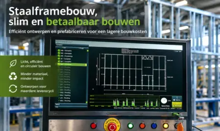 Digitale productie van staalframeconstructies voor betaalbare McHome-woningen