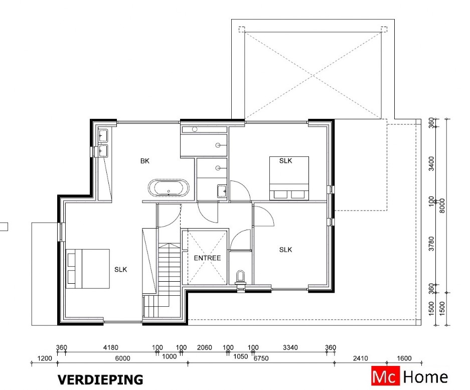 mc-home.nl M93 moderne eigentijdse  kubistische villa in prefab bouwsysteem duurzaam en energieneutraal