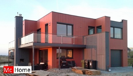 mc-home.nl cembrit gevelafwerking energieneutrale woning staalframebouw