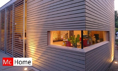 mc-home.nl moderne energieneutrale villa's gevelafwerking nobelwood