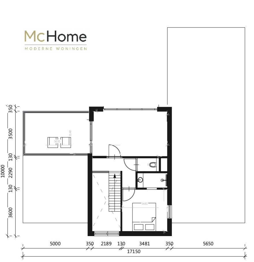 plattegrond en bekijk de indelingen van levensloopbestendige woning M-401