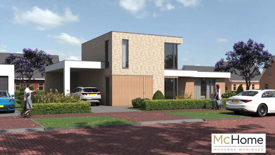 M402 levensloopbestendige villa kubistisch modern
