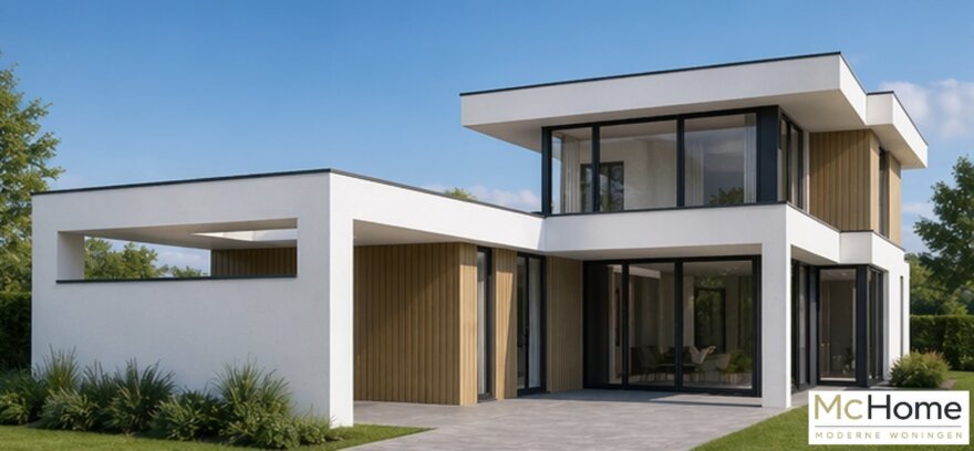 type M407 modern kubistisch levensloopbestendig buitenterrassen verdieping