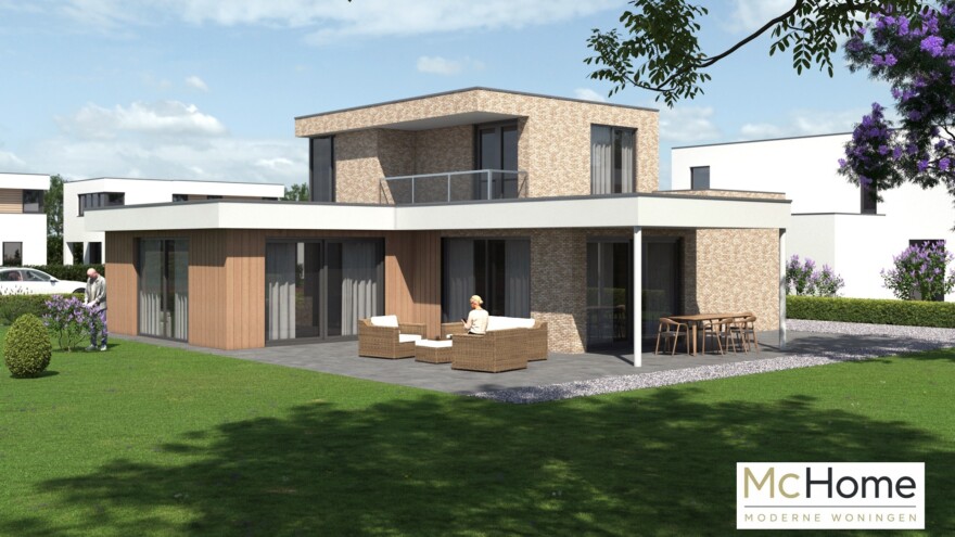 M402 levensloopbestendige villa kubistisch modern