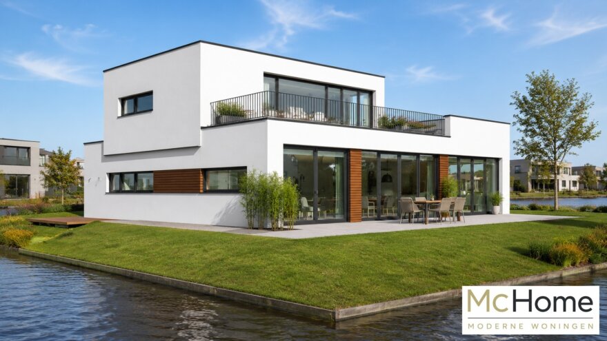 Moderne levensloopbestendige woning M-99 met groot dakterras en plat dak