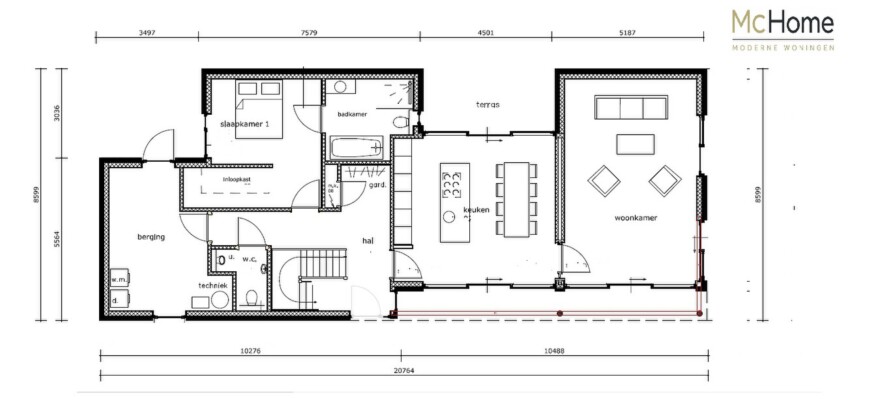 M402 levensloopbestendige villa kubistisch modern