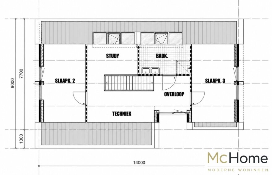 zie hier de plattegronden en indelingen van een levensloopbestendige woning met kap