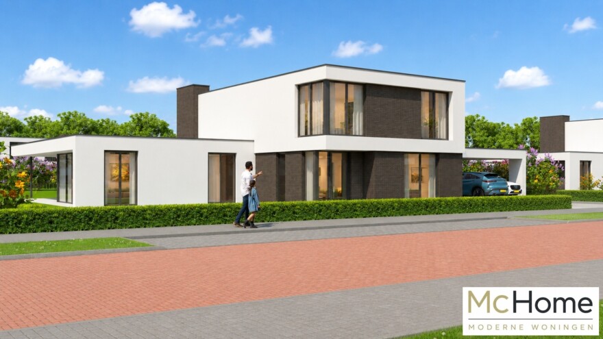 Mc-Home moderne ontwerpen en architectuur betaalbaar gebouwd type M399
