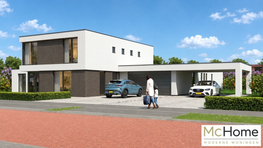 Mc-Home moderne ontwerpen en architectuur betaalbaar gebouwd type M399