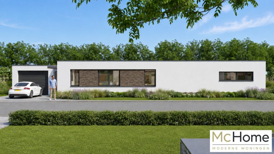 Betaalbare ruime gelijkvloerse woning B-162 met plat dak