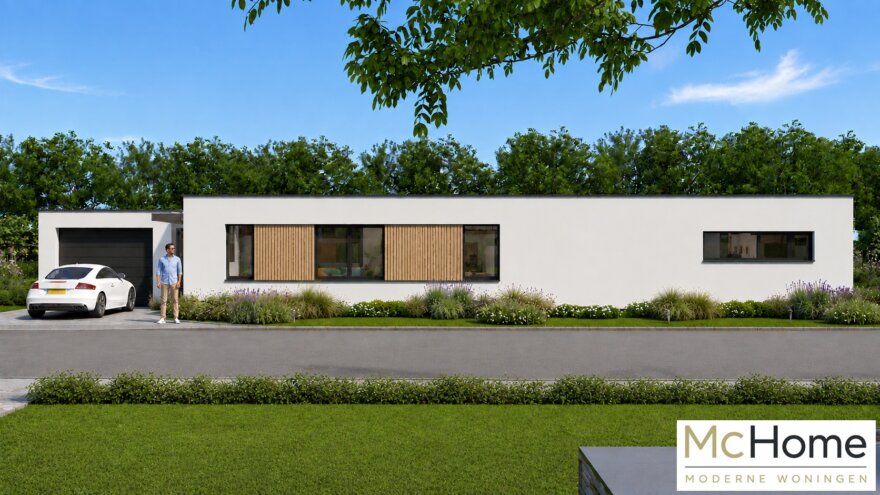 Betaalbare ruime gelijkvloerse woning B-162 met plat dak