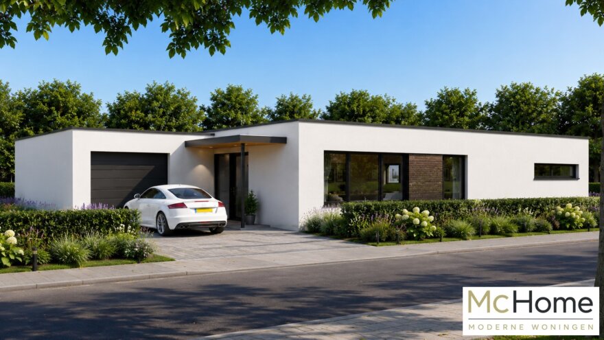 Betaalbare ruime gelijkvloerse woning B-162 met plat dak