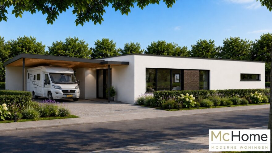 Betaalbare ruime gelijkvloerse woning B-162 met plat dak