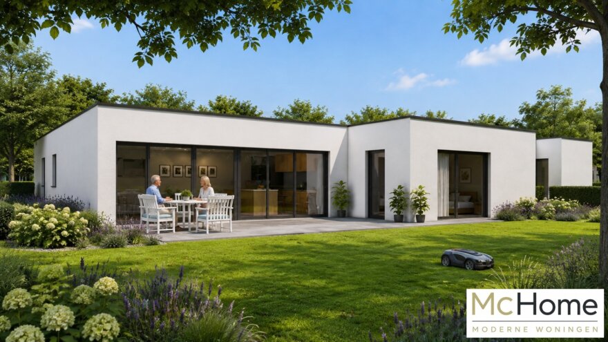 Betaalbare ruime gelijkvloerse woning B-162 met plat dak