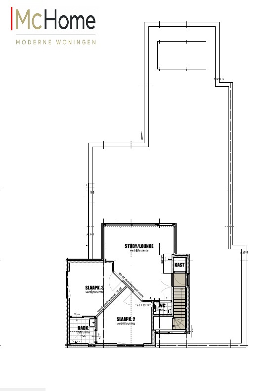 type M407 modern kubistisch levensloopbestendig buitenterrassen verdieping
