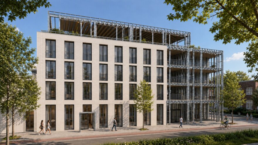 Staalframebouw als hoofddraagconstructie voor woningbouw