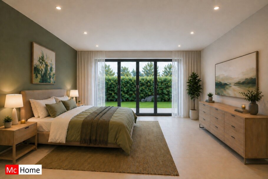 www.McHome.nl type B169 interieur voorbeeld slaapkamer
