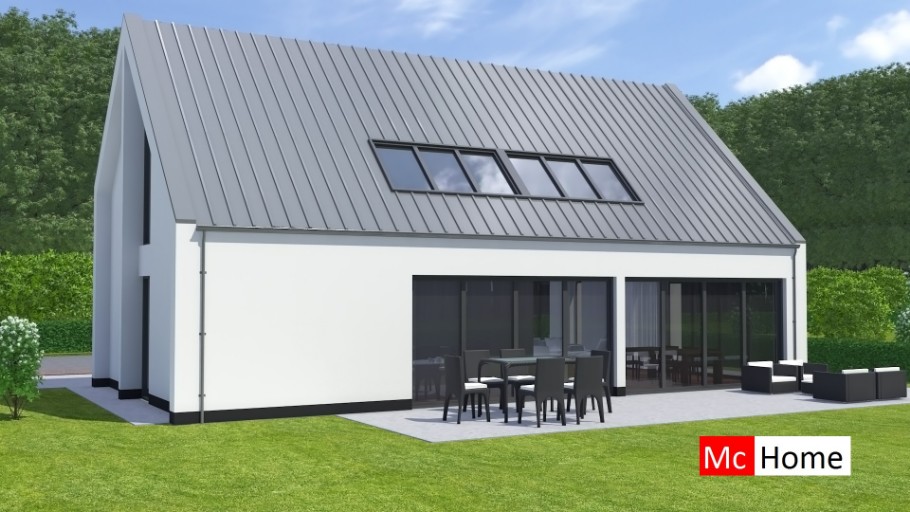 www.MC-HOME.nl  K123 Moderne kapwoning staalframebouw NederlaND