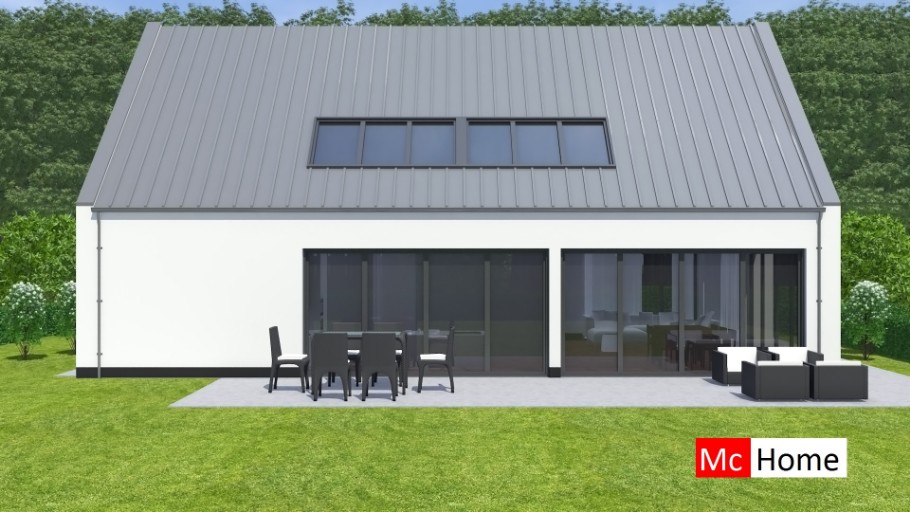 www.MC-HOME.nl  K123 Moderne kapwoning staalframebouw NederlaND