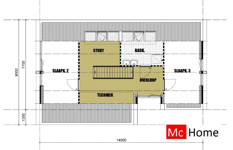 www.MC-HOME.nl  K123 Moderne kapwoning staalframebouw NederlaND